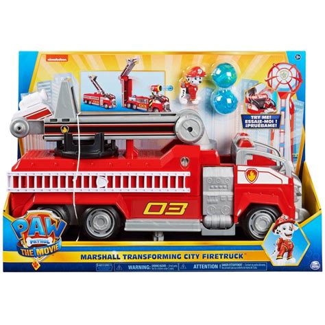 Best for ages: 3 to 7 years. Get ready for a red-hot rescue with the PAW Patrol Rescue Driver ATV & Fire Truck. Hop in and grab the handgrips to transform Ryder’s ATV into Marshall’s fire truck. Three heart-racing modes put kids in the driver’s seat. Practice driving each vehicle while hearing music and sounds that change based on which ... 